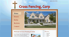 Desktop Screenshot of crossfencing.com
